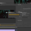 screen shot of premiere with final render of short animation It